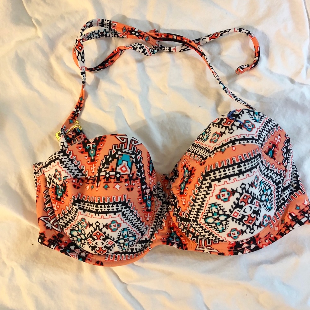 Colorful bikini top